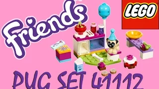 Cute Friends Pug Dog Lego | Unboxing & Speed Build | Set 41112