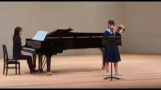 管楽器ｿﾛｺﾝﾃｽﾄ in東海 2024 　中学生の部１位　　　　　　　ﾄﾛﾝﾎﾞｰﾝ協奏曲第三章