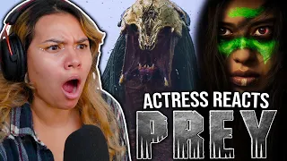 ACTRESS REACTS to PREY (2022) *Could this be better than PREDATOR?* first time watching