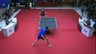 Timo Boll vs Vladimir Samsonov - T2 APAC League 2017 - Round 1