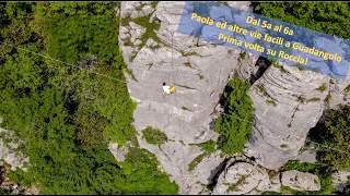 Primi passi su roccia: arrampicare dal 5a al 6a: Tecnica ed errori - Vie facili falesia Guadagnolo