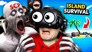 NEW Surviving On SECRET SCP-ISLAND In VIRTUAL REALITY (Island Time VR Funny Gameplay)