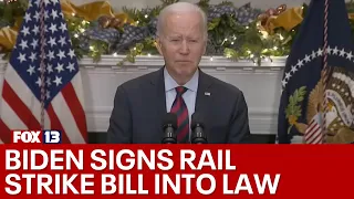 Biden signs rail strike bill into law | FOX 13 Seattle