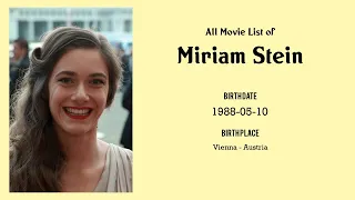 Miriam Stein Movies list Miriam Stein| Filmography of Miriam Stein