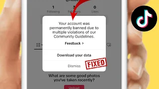 TikTok✅: Your account was permanently banned due to multiple violations of our community guidelines