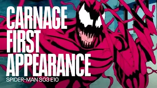 Cletus Kasady becomes Carnage for the first time | Spider-Man