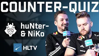 Counter-Quiz: G2 Esports (NiKo & huNter-)