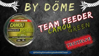 By Döme Team Feeder Camou Green 0,22mm horgász zsinór teszt #horgászat #feeder  #monofil #bydome