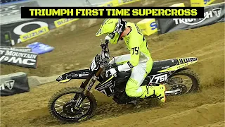 TRIUMPH First Time of the new Bike at Supercross 2024