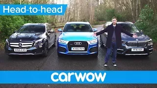 BMW X1 vs Mercedes GLA vs Audi Q3 2017 SUV review | Mat Watson Reviews