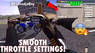INSANE SETTINGS FOR SMOOTH THROTTLE WHEELIES!! MX BIKES IS TOO EASY NOW😱 **UPDATED**