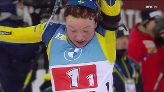 Biathlon World Cup 21-22, Race 5, Ostersund, Relay, Women (Norwegian commentary)