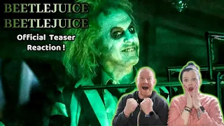 Beetlejuice Beetlejuice Official Teaser Reaction (Michael Keaton, Winona Ryder, Catherine O'Hara)