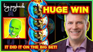 ON THE BIG BET in LAS VEGAS! The Mask It's Party Time Slots! All Bonuses → HUGE WIN!