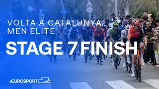 All out ATTACKS in Barcelona 🚀 | Stage 7 Finish Volta a Catalunya 2024 | Eurosport Cycling