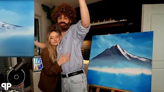 Das denkt Masha über Kevins Fortschritt als Bob Ross