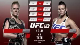 UFC 196: Inside The Octagon - Holm vs. Tate