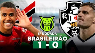 ATHLETICO 1 x 0 VASCO Campeonato Brasileiro Série A 2024 5ª Rodada | Narração