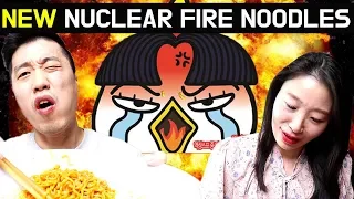 New 2019 Fire Buldak Noodles "MINI" Mukbang Korean Spicy Noodles Challenge Eating show