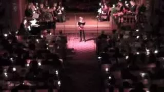 "Oh Holy Night", sung by James Buch, treble  12/24/2014