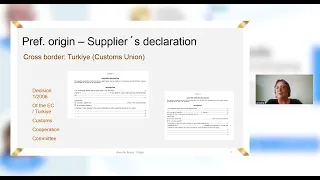 Preferential origin: supplier's declaration in the EU