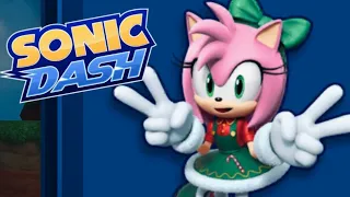 Sonic Dash - Jingle Belle Amy Gameplay