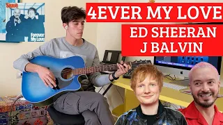 J Balvin & Ed Sheeran - Forever My Love (guitar cover with tabs|chords) 🎸🎶