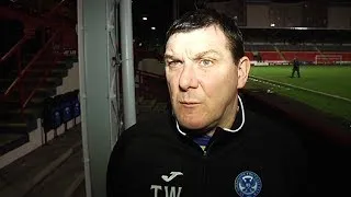 St Johnstone - Tommy Wright post-match v Partick Thistle, 14/12/2013