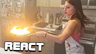 React: Idiots In The Kitchen! Funny Food Fails