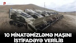 10 minatəmizləmə maşını istifadəyə verilib