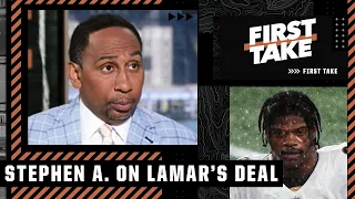 'HELL TO THE NO!' - Stephen A. doesn't want Lamar Jackson playing without a new deal | First Take