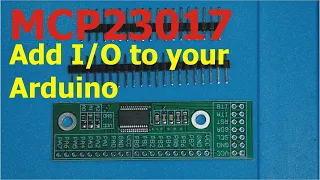 MCP23017 I2C I/O Expander Module