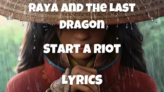 BEGINNERS, Night Panda - Start A Riot - LYRICS Video - (Raya and the Last Dragon Trailer Song)