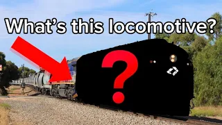 What locomotives are on Aurizon grain trains?