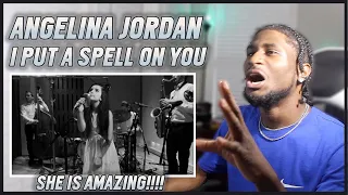 SHE IS A SINGING PRODIGY!!! | FIRST TIME HEARING ANGELINA JORDAN - I PUT A SPELL ON YOU | REACTION