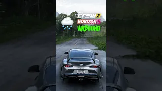 Horizon 5 vs NFS Unbound vs The Crew 2 - Rain 🌧 #shorts