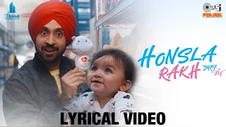 Honsla Rakh - Title Track Lyrical Video | Honsla Rakh | Diljit Dosanjh |Shinda Grewal | Tips Punjabi