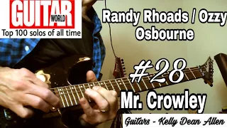 MR. CROWLEY Solo Cover - Randy Rhoads / Ozzy Osbourne. Greatest Guitar Solos #28 + Commentary