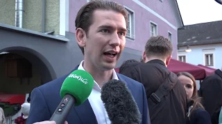 Sebastian Kurz in Mautern