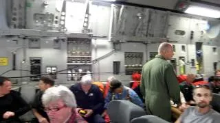 Aboard the C-17 and Headed to Antarctica