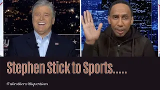Stephen stick to sports!