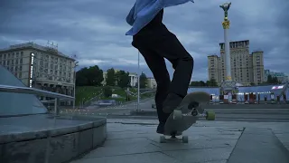 Longboarding in Empty Kyiv