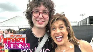 Hoda Kotb enjoys Rolling Stones concert — with Mick Jagger's son