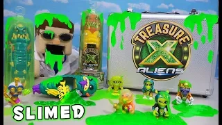 TREASURE X Aliens COVERED IN SLIME!! Ultimate Season 3 Unboxing Review