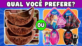 🐾 Qual Você Prefere? *ovos de páscoa | 🥚🐇 @primequizz