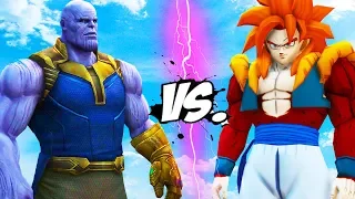 THANOS VS GOGETA SSJ4 (Goku & Vegeta)