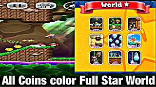 Super Mario Run All Star World Gameplay Full World Walkthrough All Coins Color Master Gaming