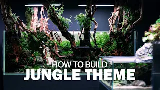 EPIC 450 Liters Planted Tank - How we built our STUNNING Jungle Aquascape - Part 2