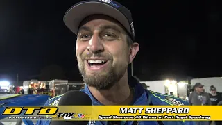 Matt Sheppard | Winner of Speed Showcase 40 at Port Royal Speedway