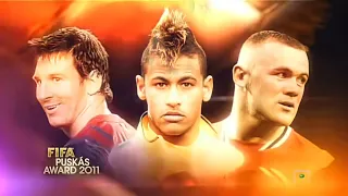 Neymar x Messi x Rooney - The Battle for FIFA Puskas Award 2011